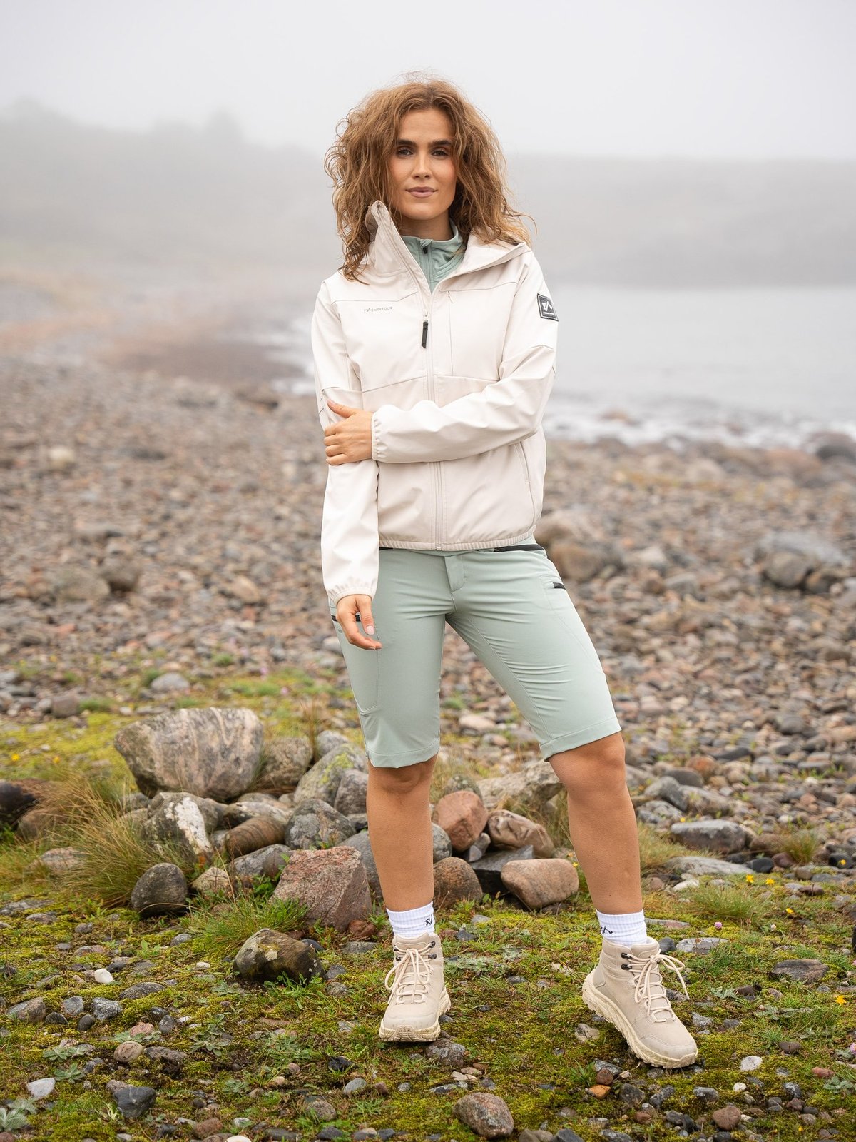 Twentyfour Venture 360 Lang Shorts Grågrønn