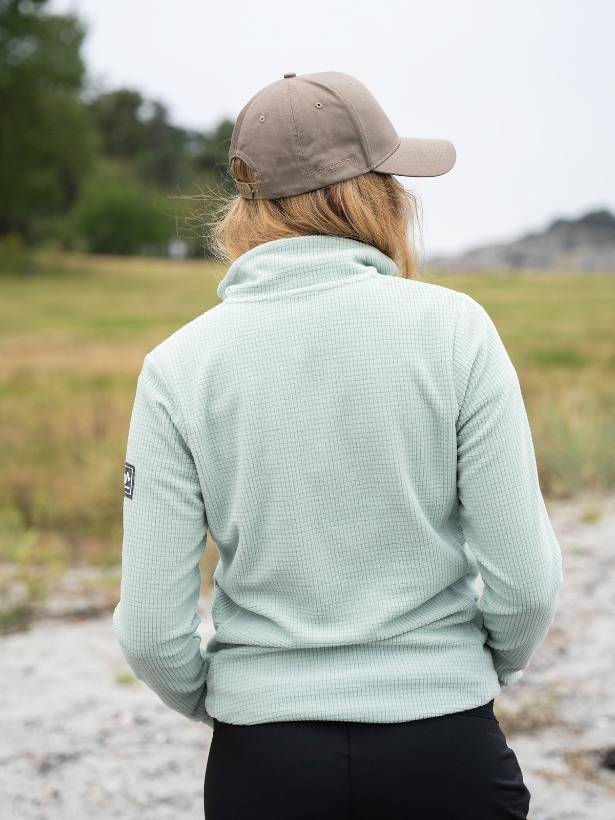 Twentyfour Venture Light Fleece Half Zip Grågrønn
