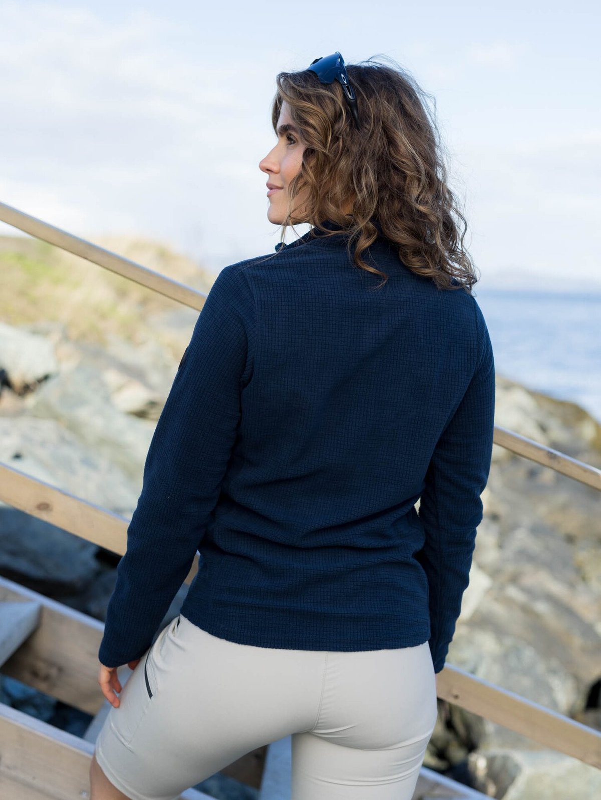 Twentyfour Venture Light Fleece Half Zip Marine
