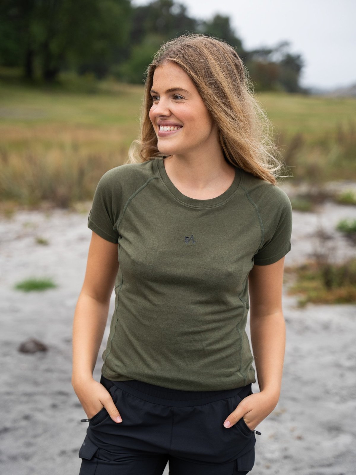 Twentyfour Venture Ullmix T-skjorte Furu