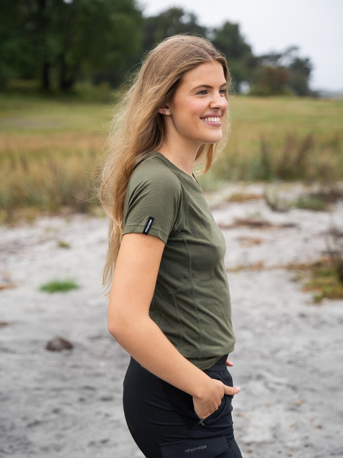 Twentyfour Venture Ullmix T-skjorte Furu