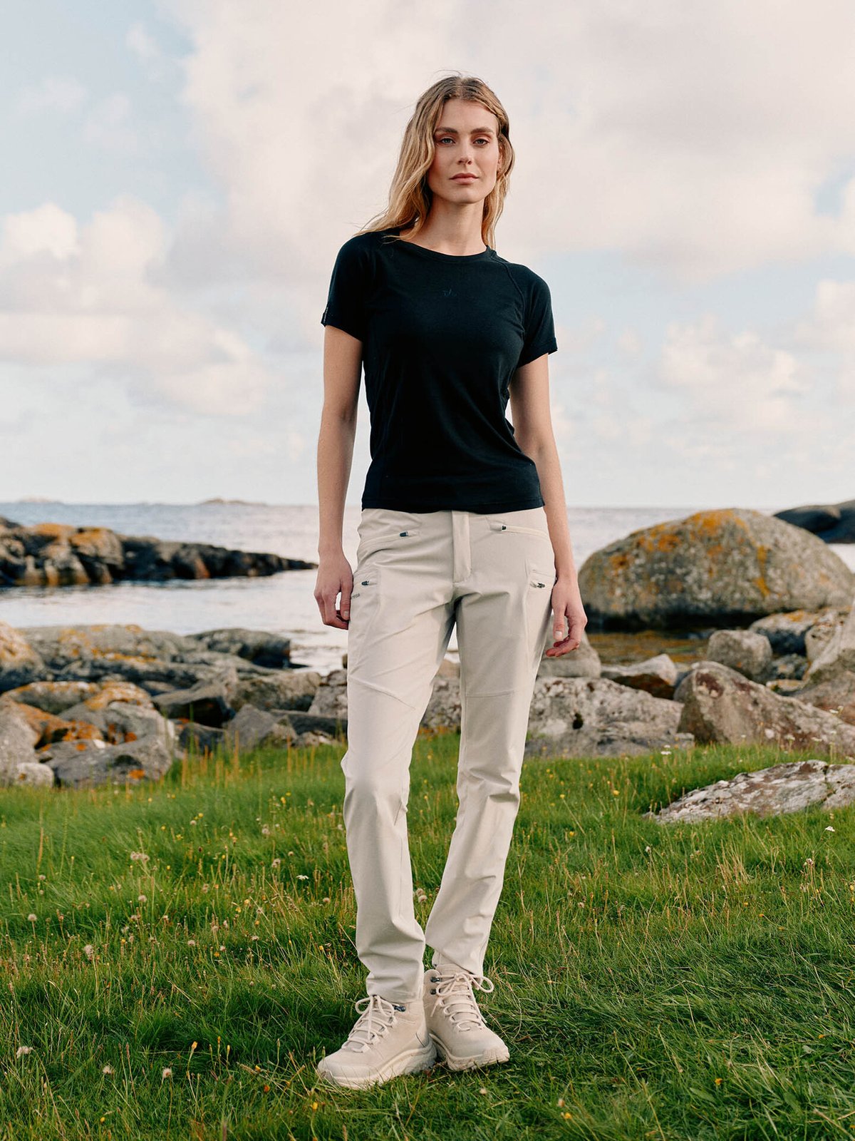 Twentyfour Venture Ullmix T-skjorte Sort