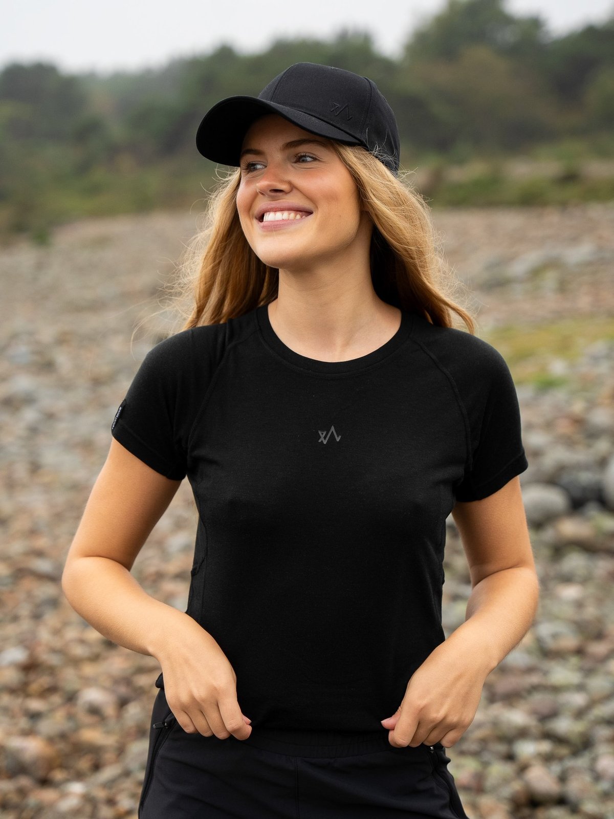 Twentyfour Venture Ullmix T-skjorte Sort