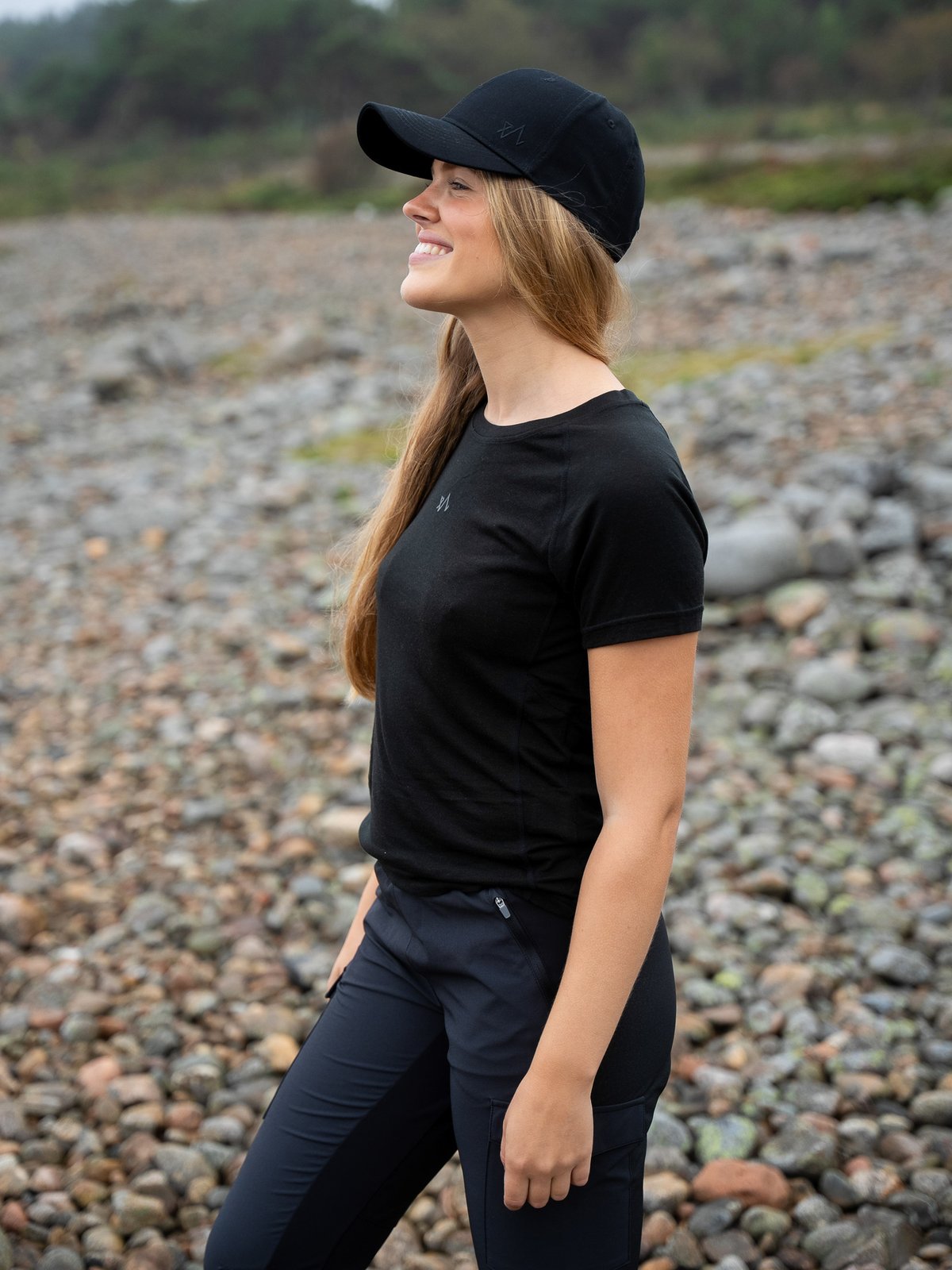 Twentyfour Venture Ullmix T-skjorte Sort