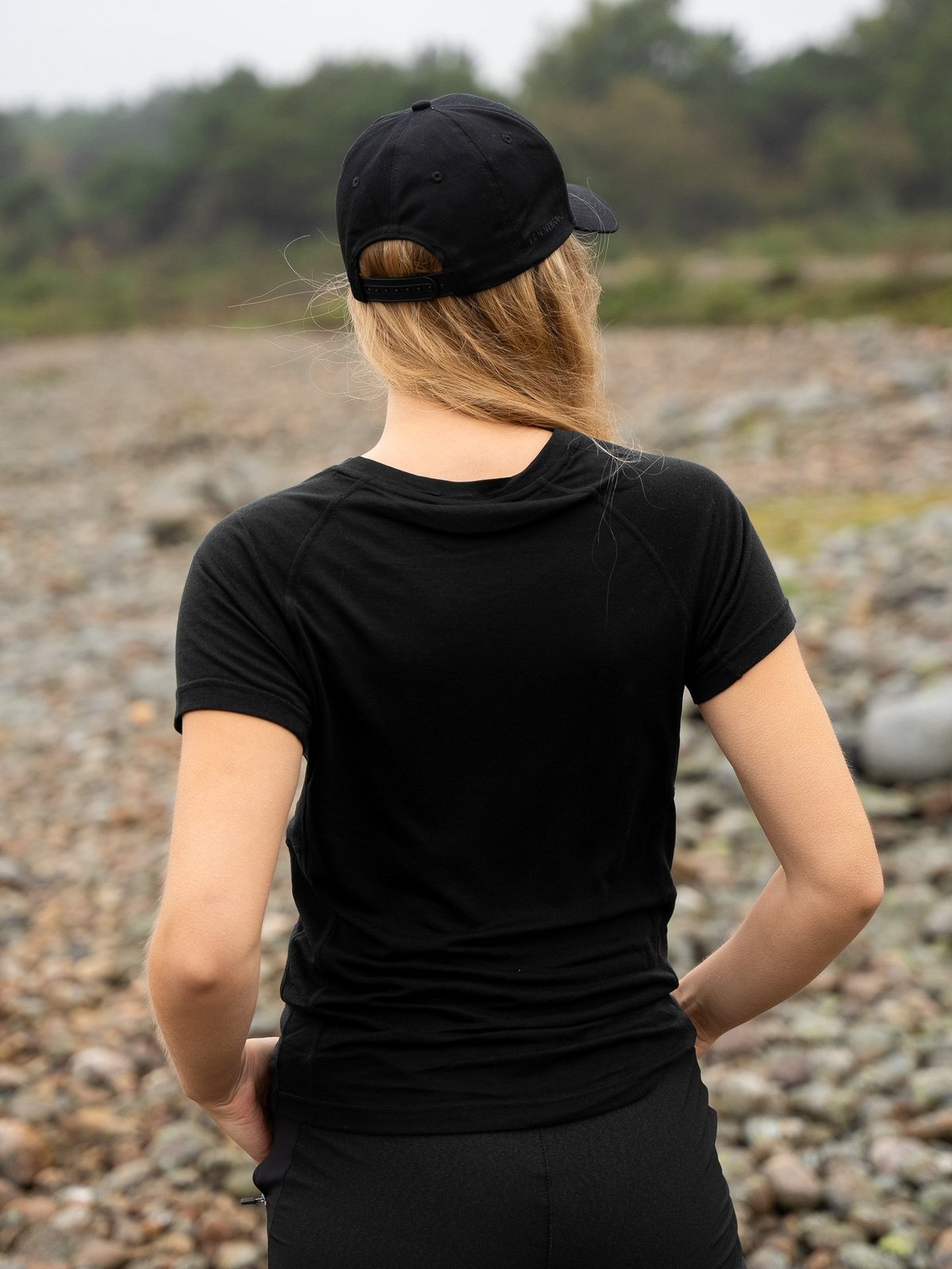 Twentyfour Venture Ullmix T-skjorte Sort