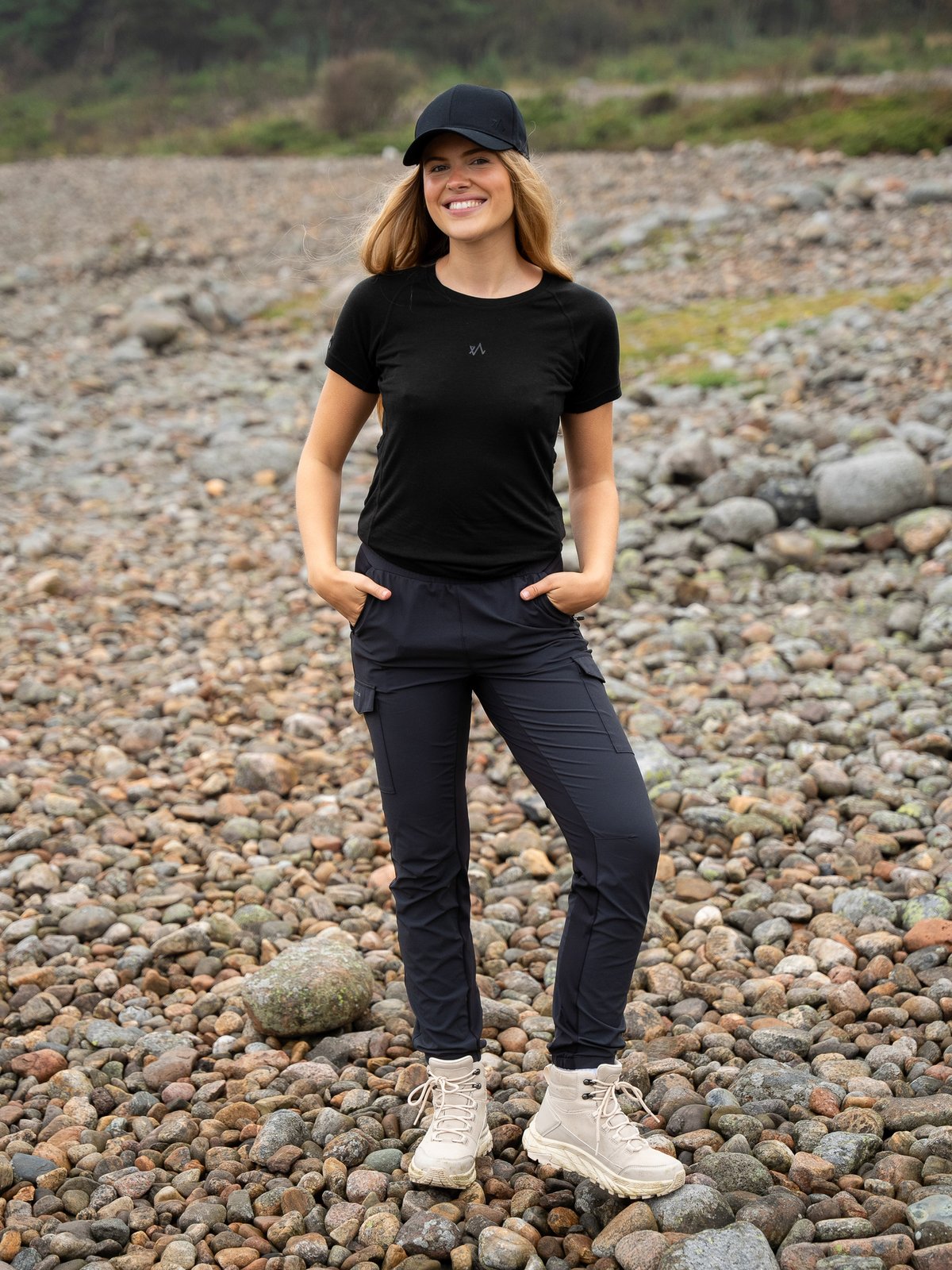 Twentyfour Venture Ullmix T-skjorte Sort