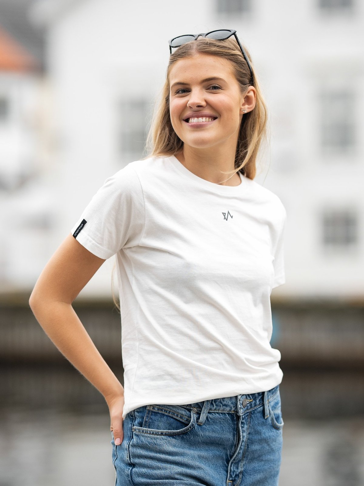 Twentyfour & T-skjorte Hvit