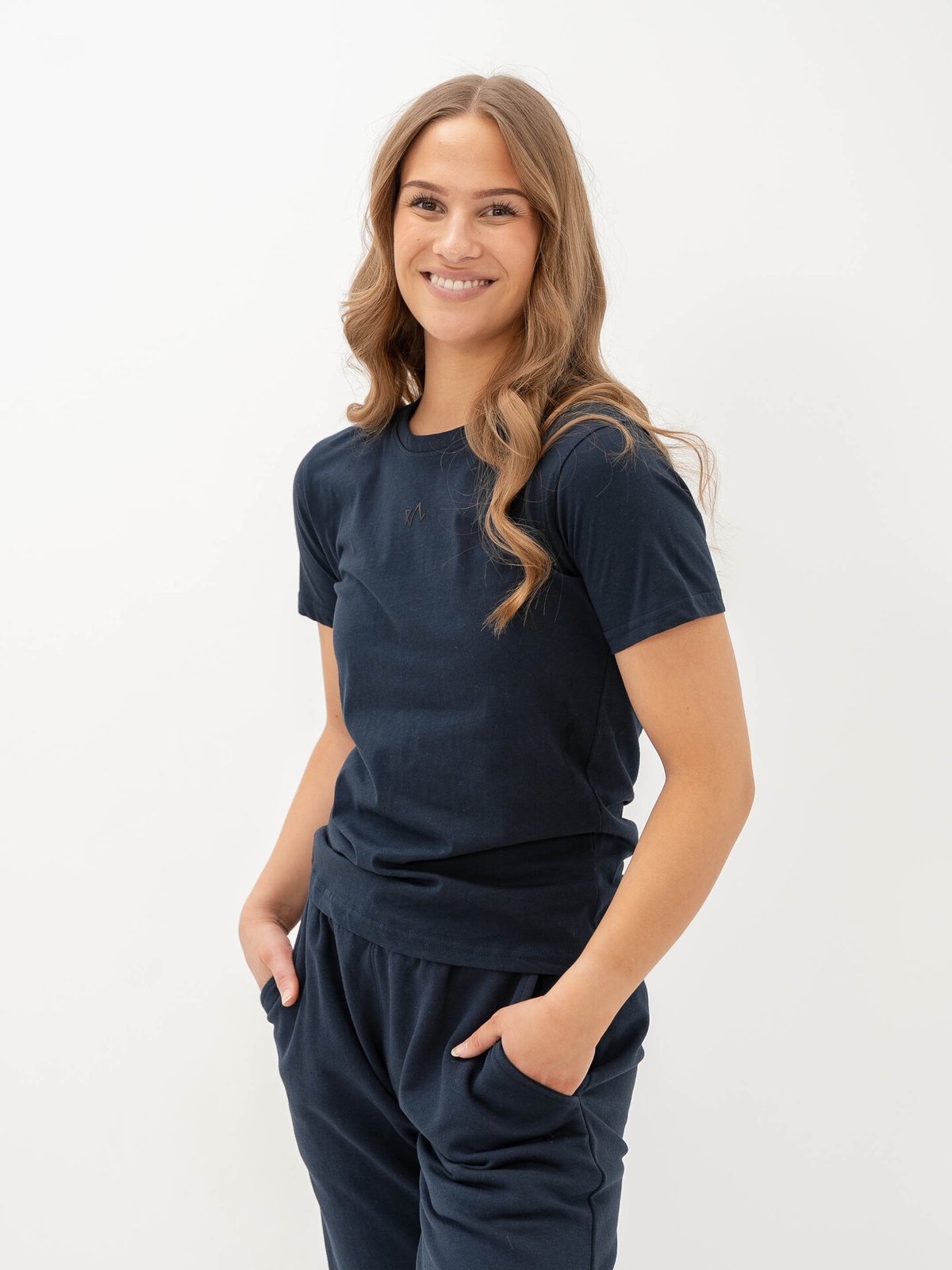 Twentyfour & T-skjorte Marine