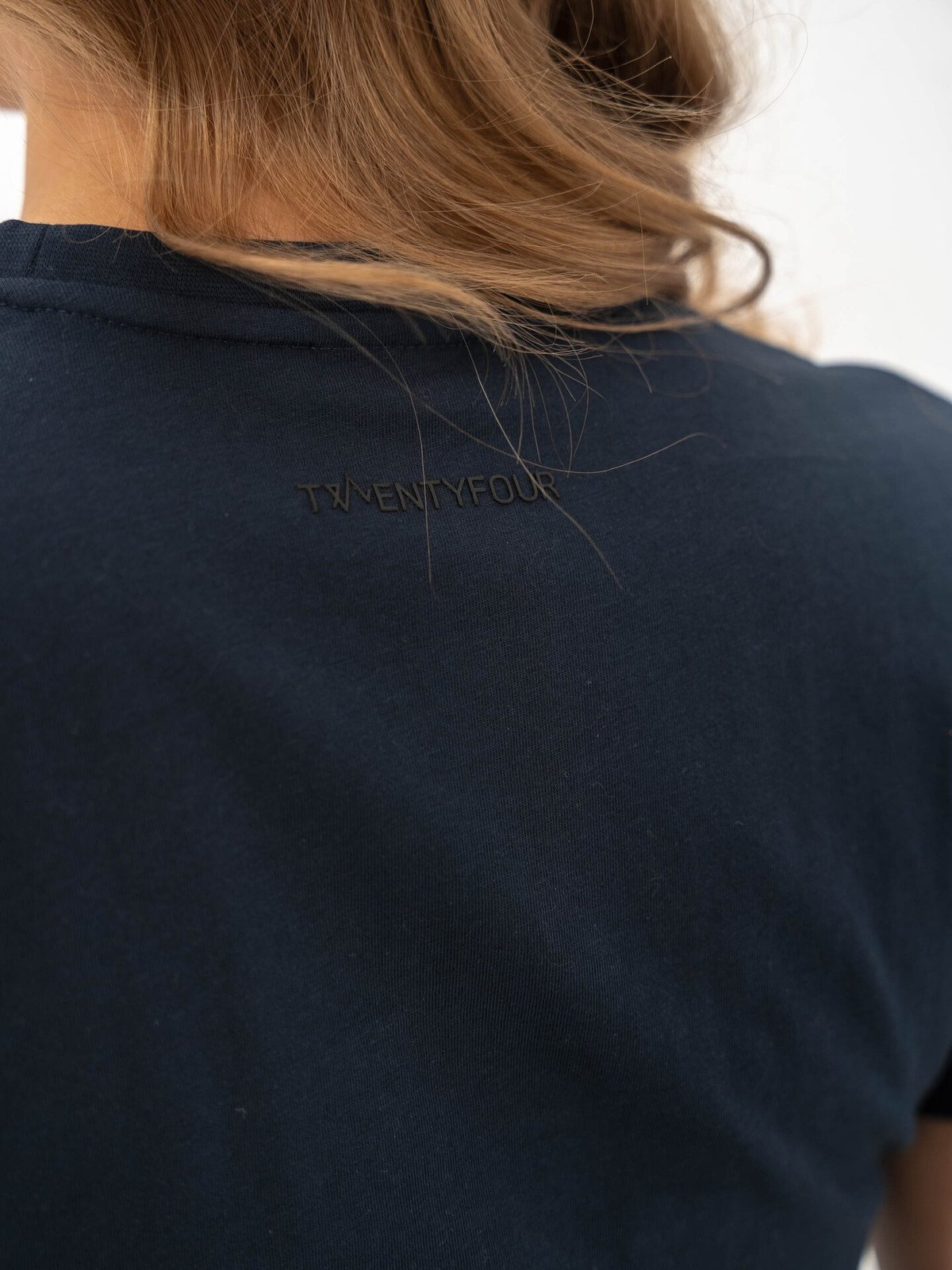 Twentyfour & T-skjorte Marine