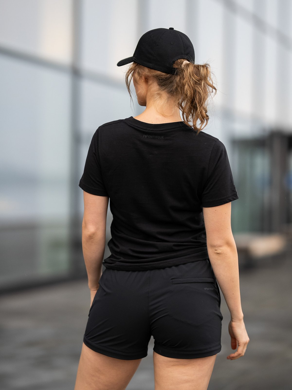 Twentyfour & T-skjorte Sort