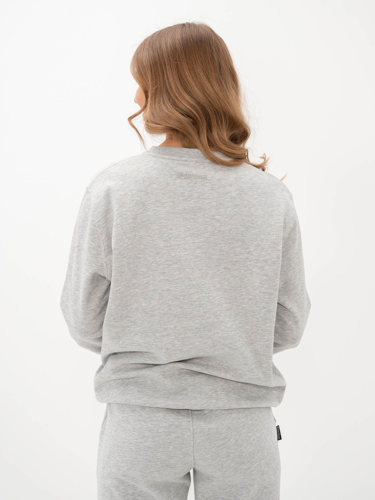 Twentyfour & Sweater Lys Grå Melange