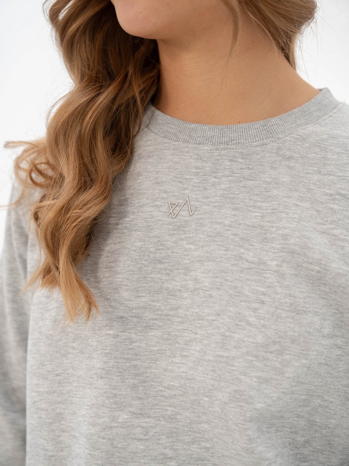 Twentyfour & Sweater Lys Grå Melange