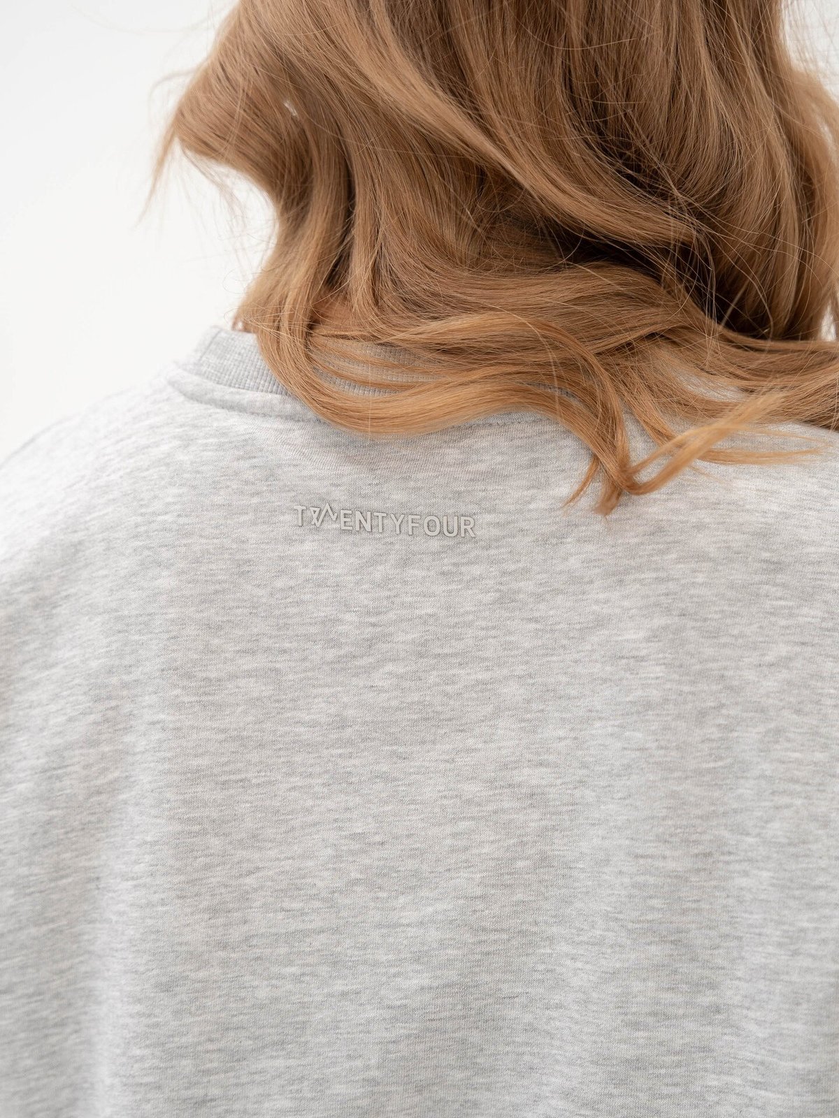 Twentyfour & Sweater Lys Grå Melange