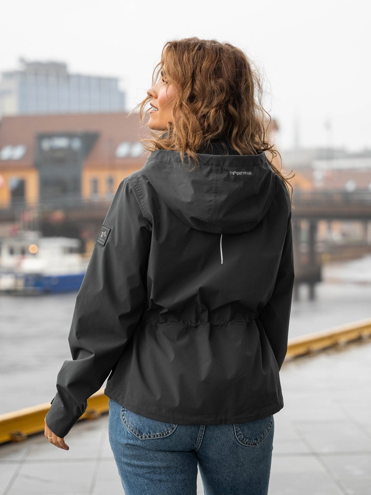 Twentyfour Mode Kaja Skalljakke Antrasitt