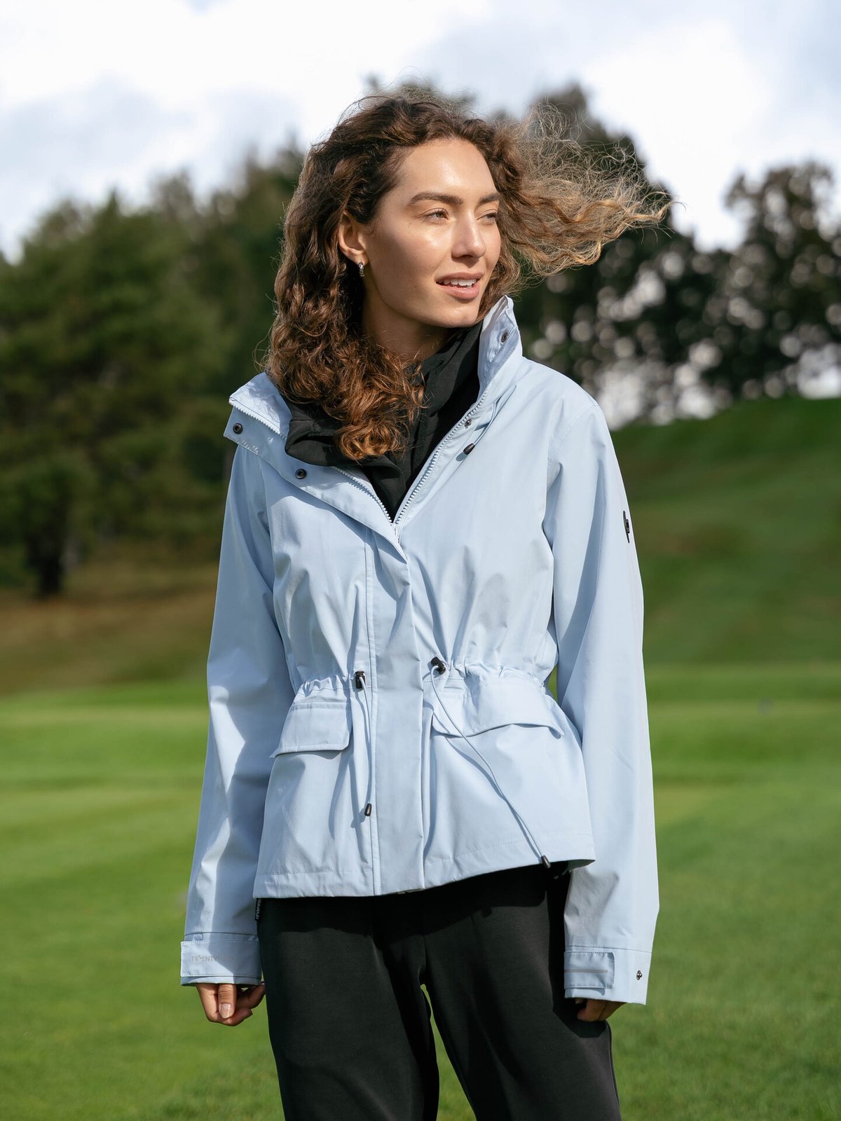 Twentyfour Mode Kaja Skalljakke Frostblå