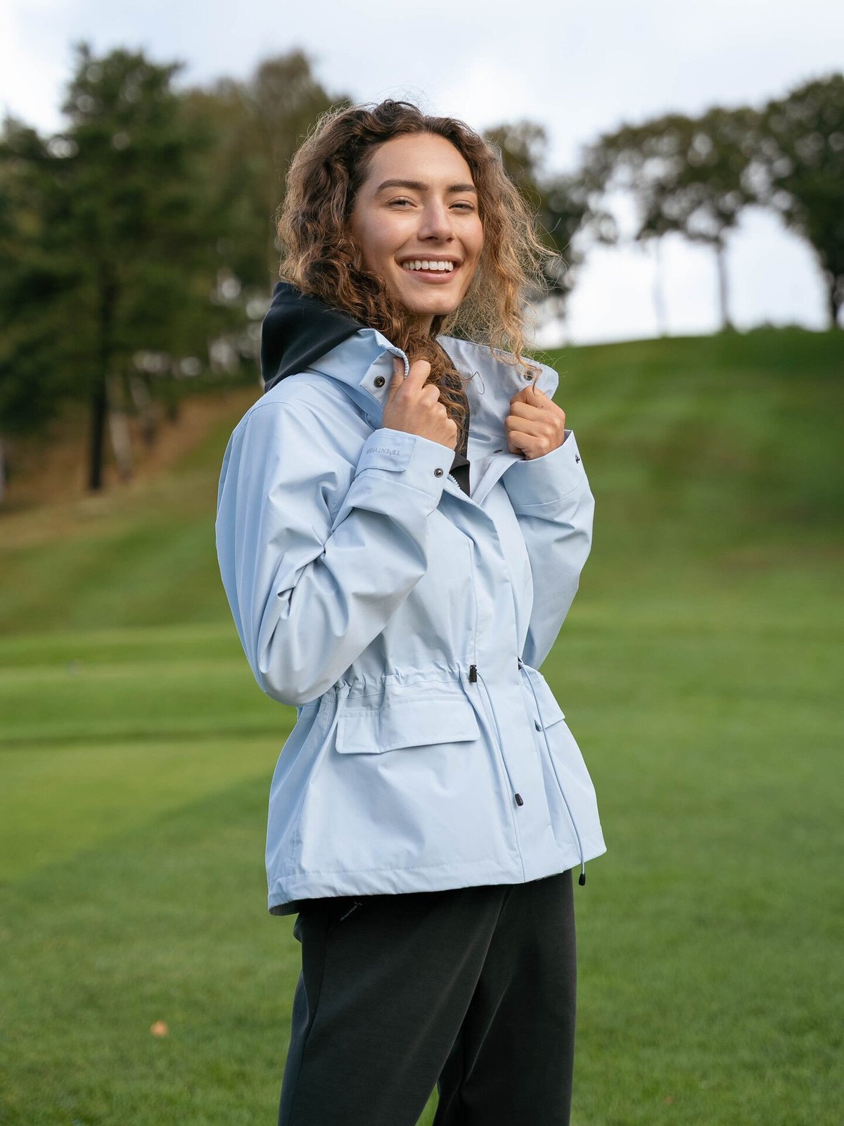 Twentyfour Mode Kaja Skalljakke Frostblå