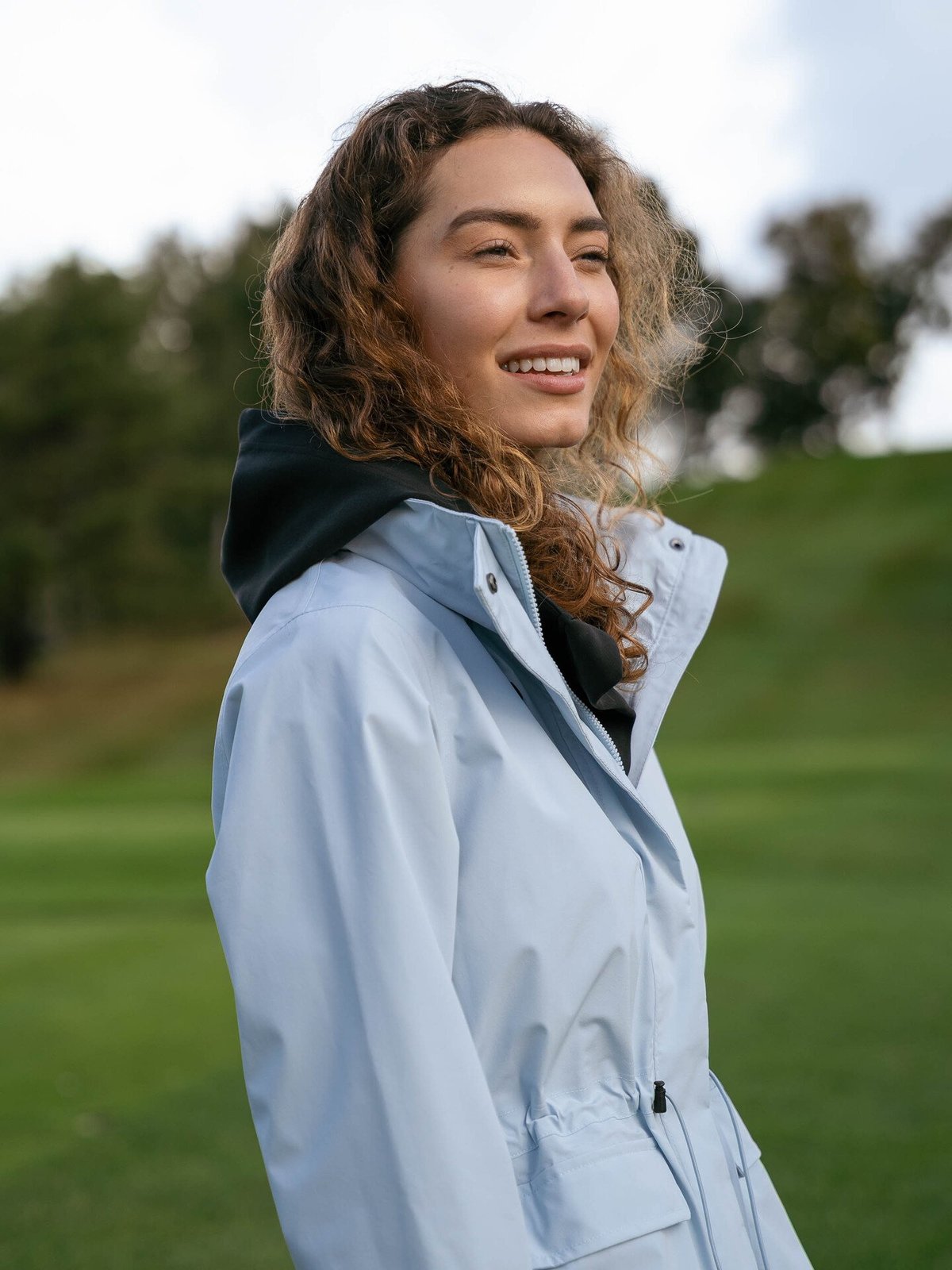 Twentyfour Mode Kaja Skalljakke Frostblå