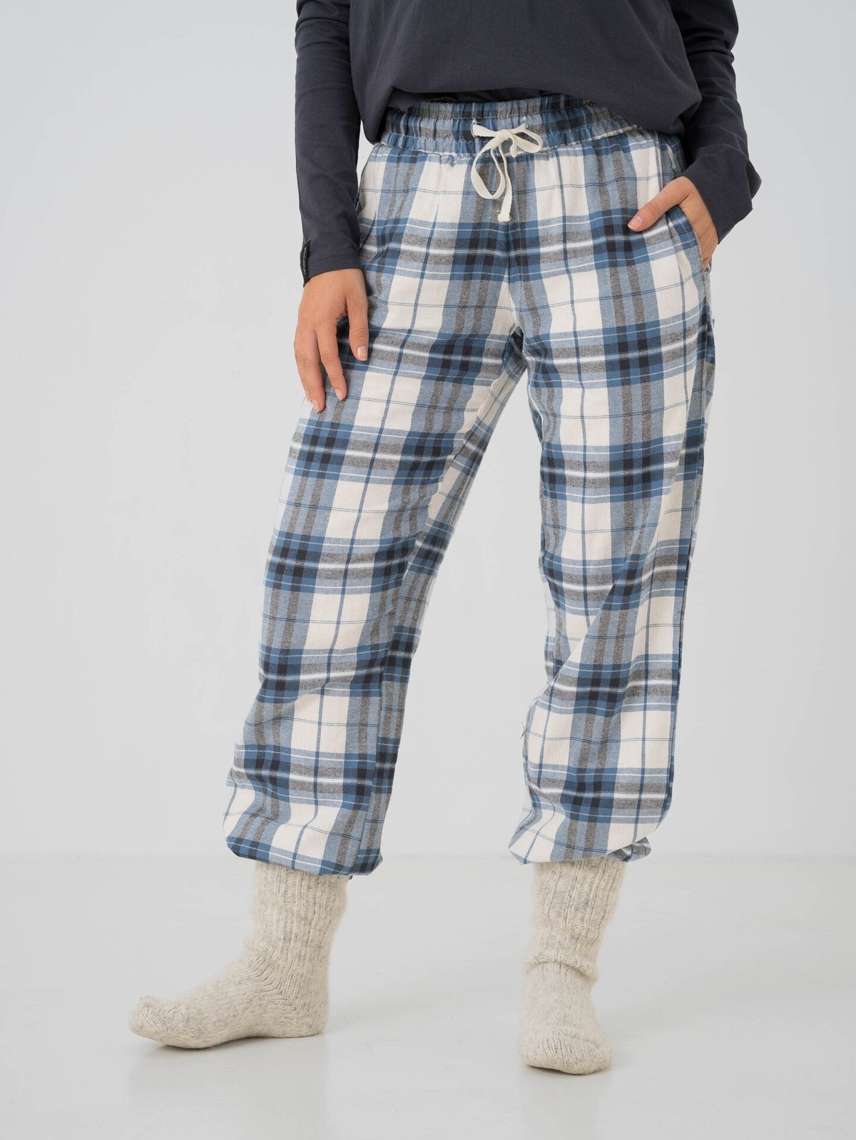 Twentyfour Dreamy Pyjamas Pant Mellomblå