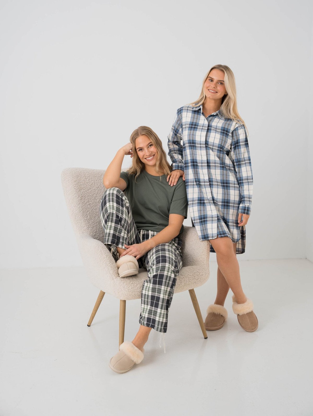 Twentyfour Dreamy Pyjamas Pant Mellomgrønn