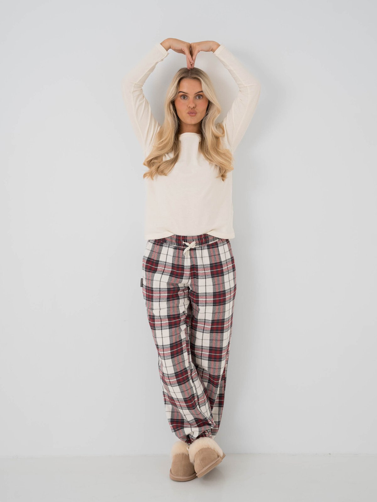 Twentyfour Dreamy Pyjamas Pant Vinrød