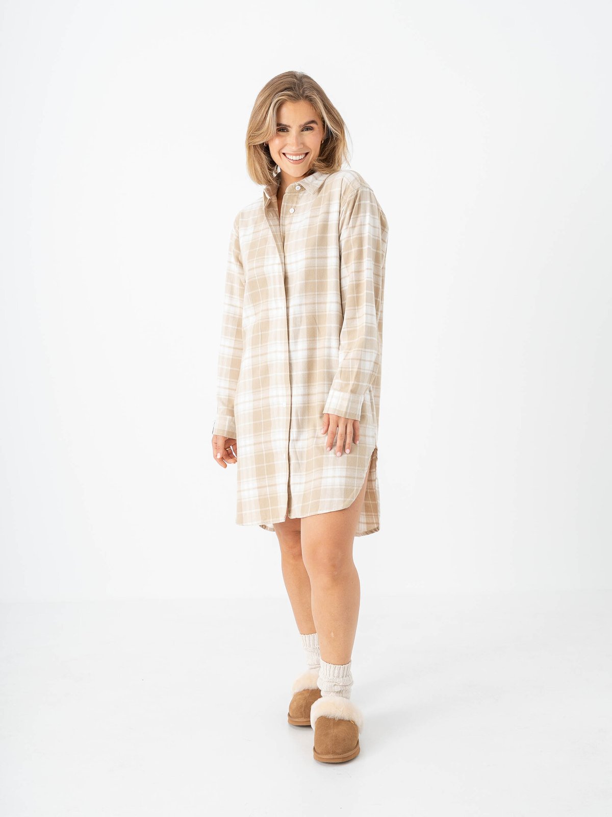 Twentyfour Dreamy Pyjamas Shirt Sand