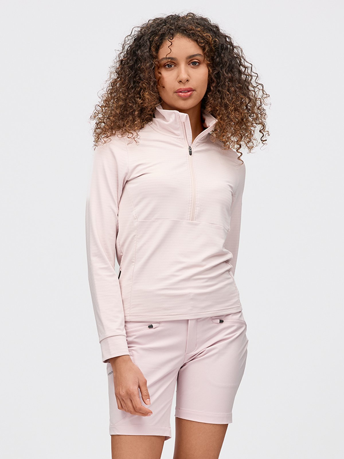 Twentyfour Venture Light Stretch Half Zip Rosa