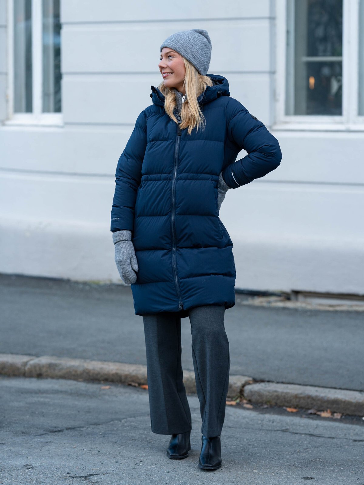 Twentyfour Mode Ella Dunparkas Marine