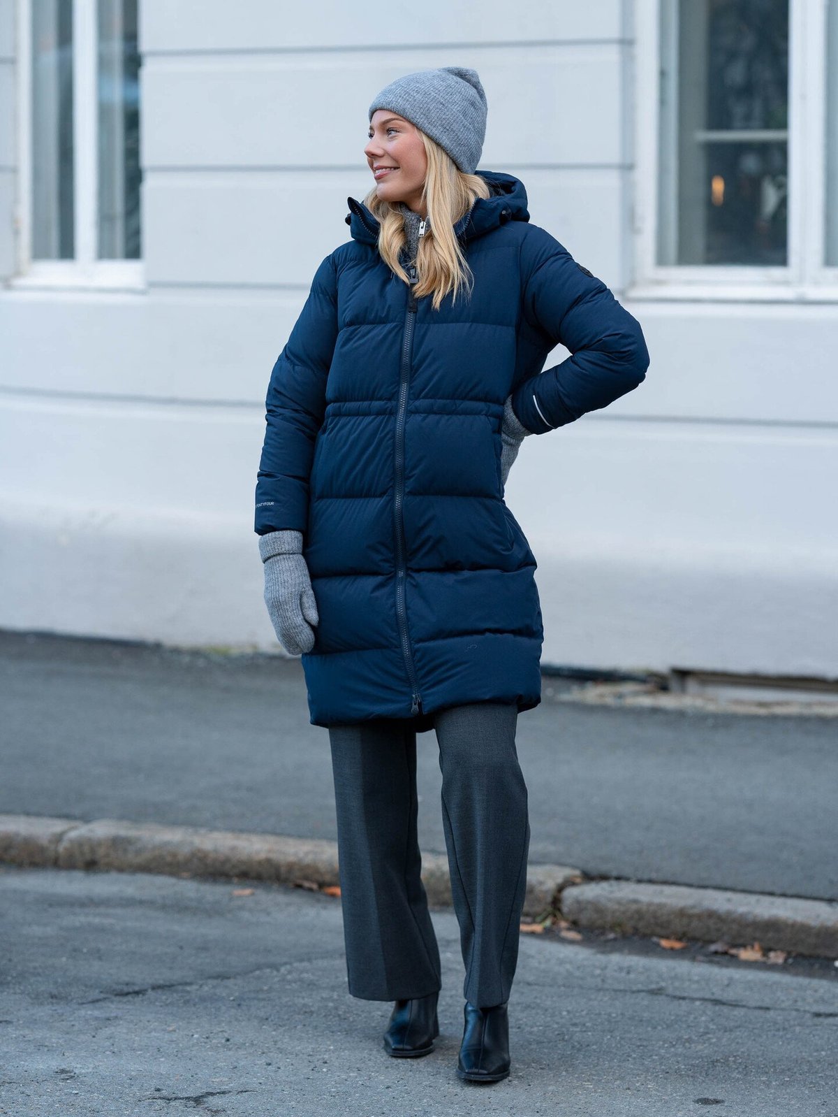 Twentyfour Mode Ella Dunparkas Marine