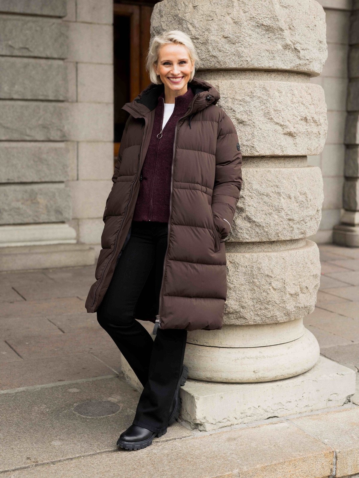 Twentyfour Mode Ella Dunparkas Mørk Brun