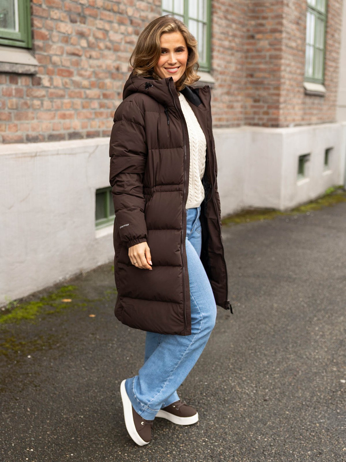Twentyfour Mode Ella Dunparkas Mørk Brun
