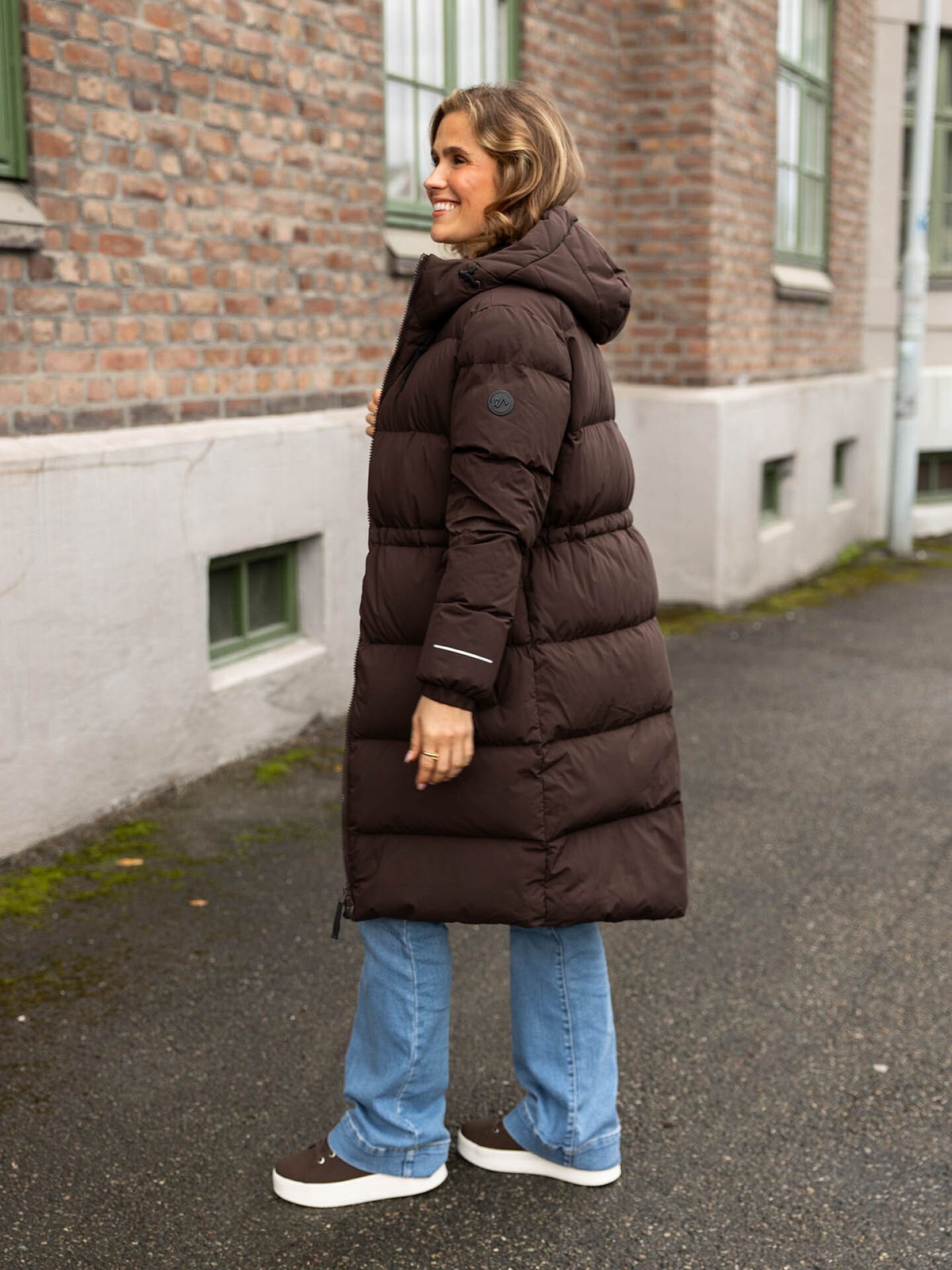 Twentyfour Mode Ella Dunparkas Mørk Brun