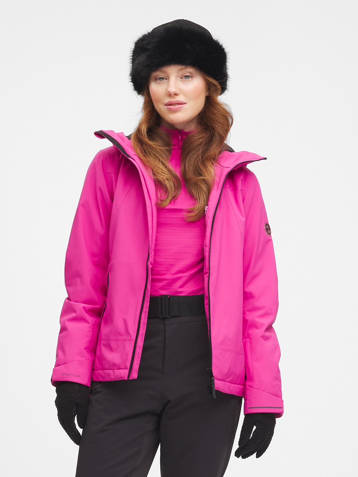 Twentyfour Aurora Varm Jakke Fuksia
