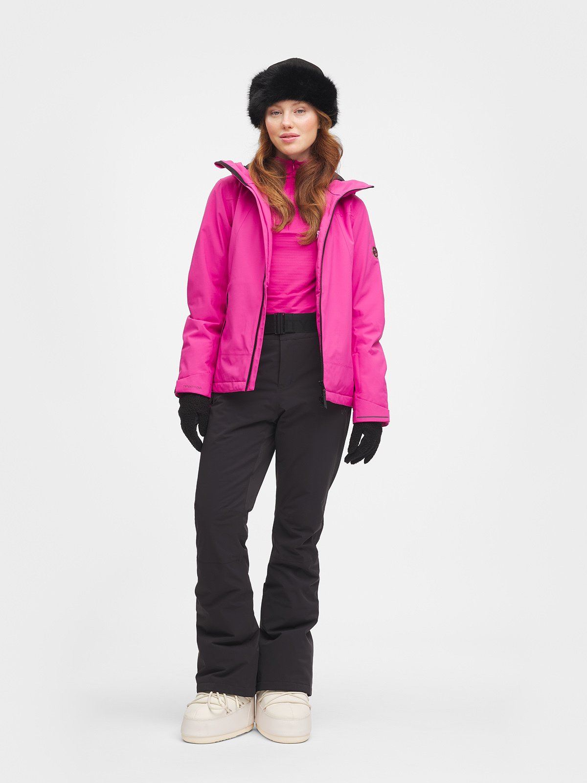Twentyfour Aurora Varm Jakke Fuksia