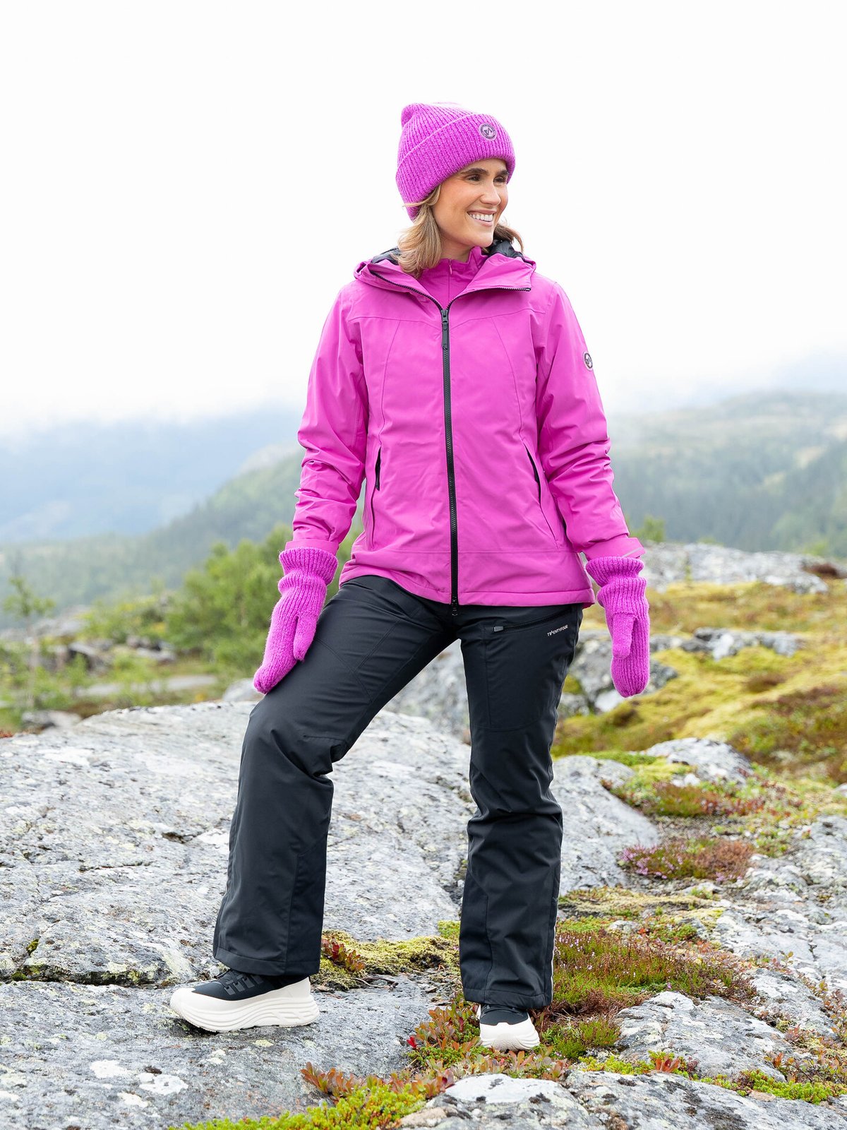 Twentyfour Aurora Varm Jakke Fuksia