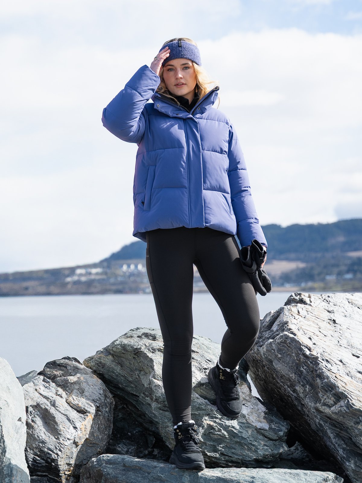 Twentyfour Mode Mia Puffer Indigo