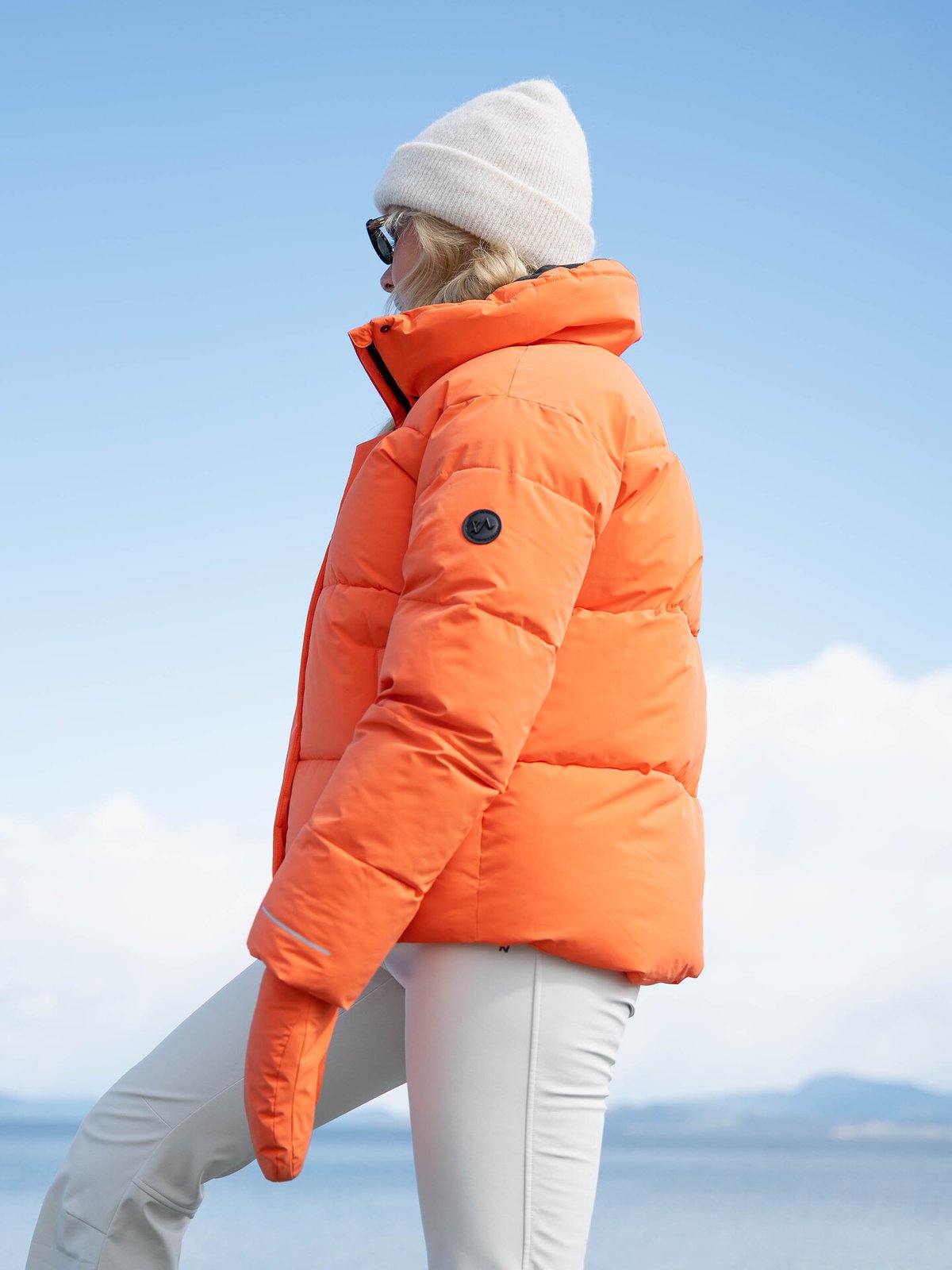 Twentyfour Mode Mia Puffer Neonrød