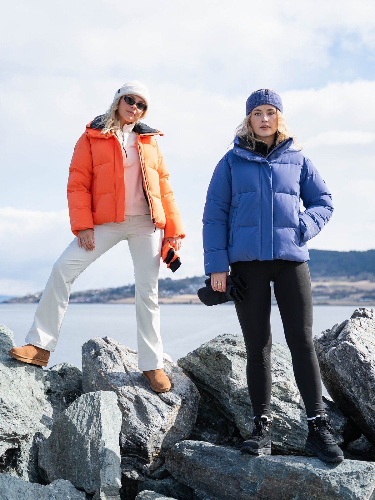 Twentyfour Mode Mia Puffer Neonrød