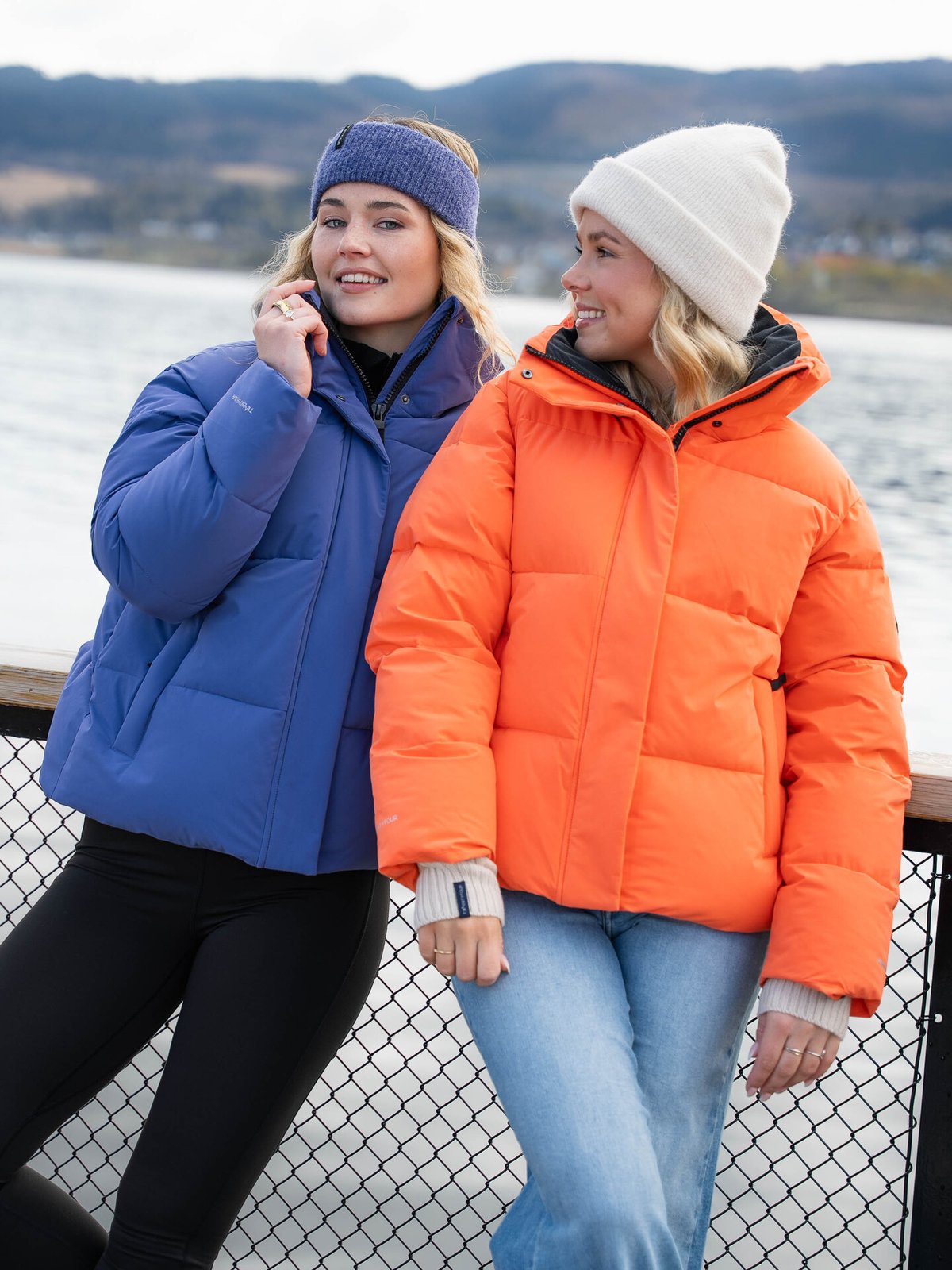 Twentyfour Mode Mia Puffer Neonrød
