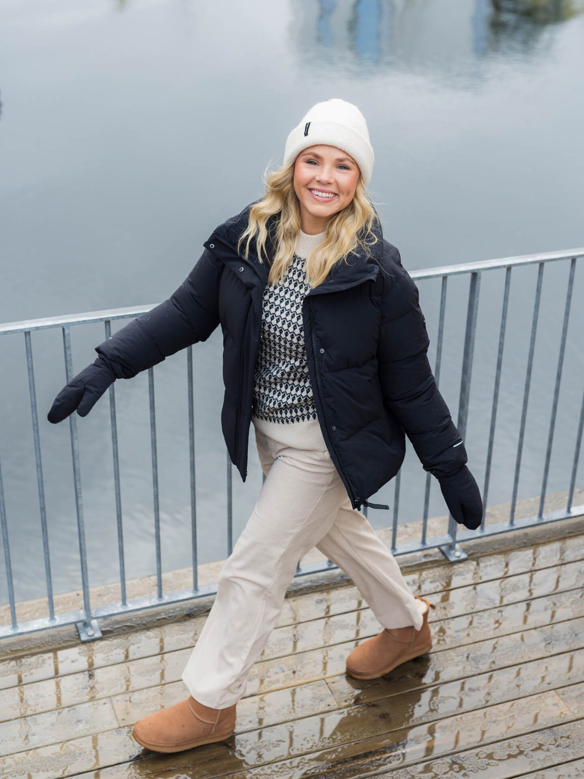 Twentyfour Mode Mia Puffer Sort