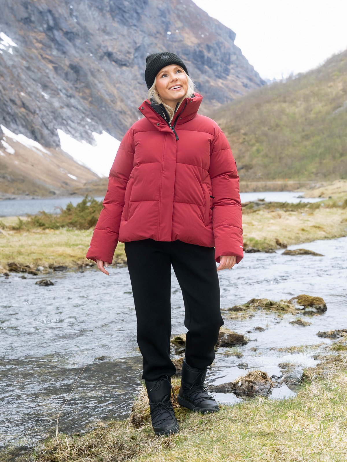 Twentyfour Mode Mia Puffer Tranebær