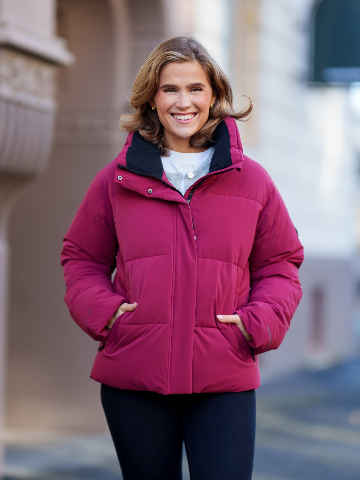 Twentyfour Mode Mia Puffer Tranebær