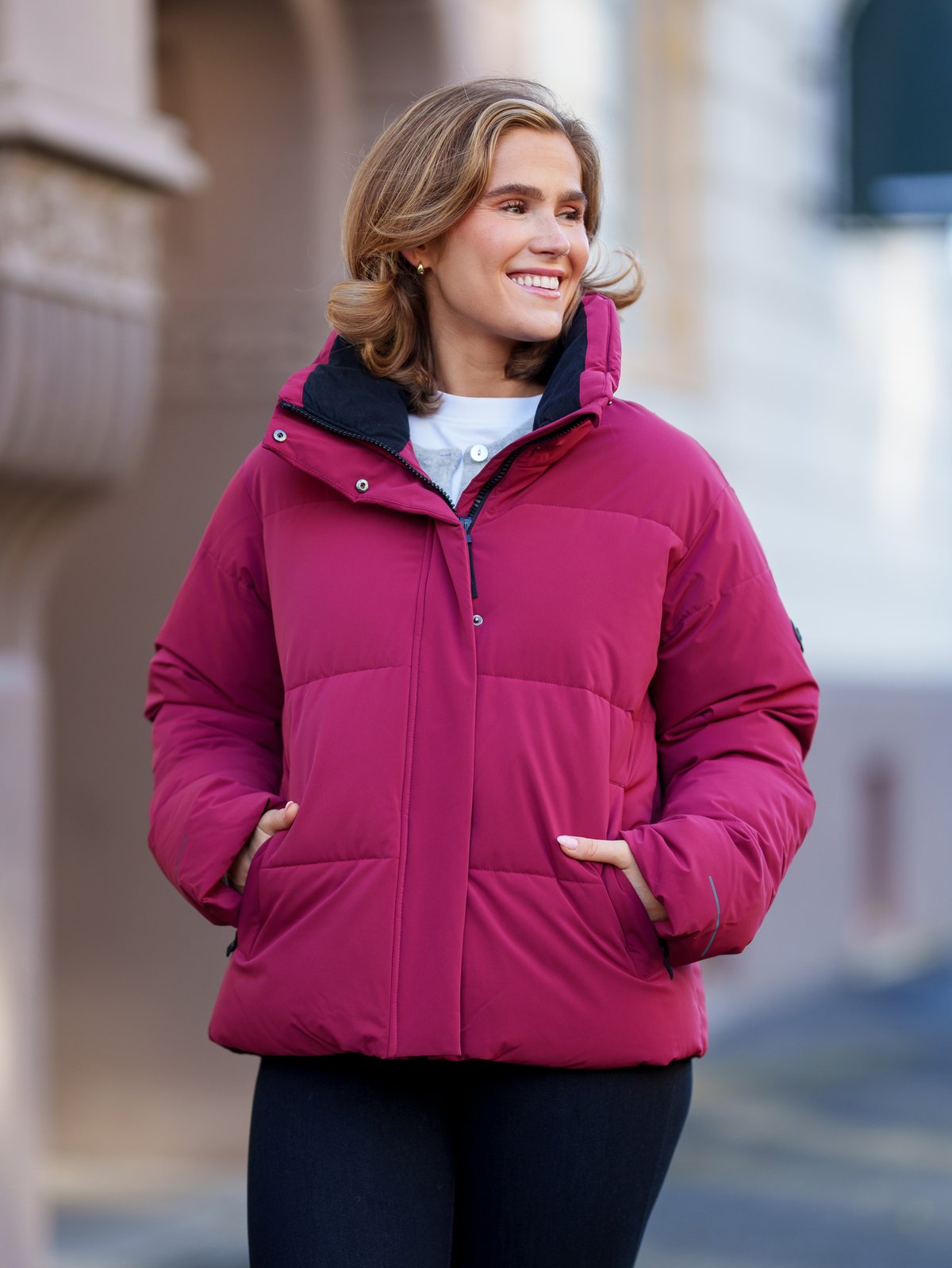 Twentyfour Mode Mia Puffer Tranebær