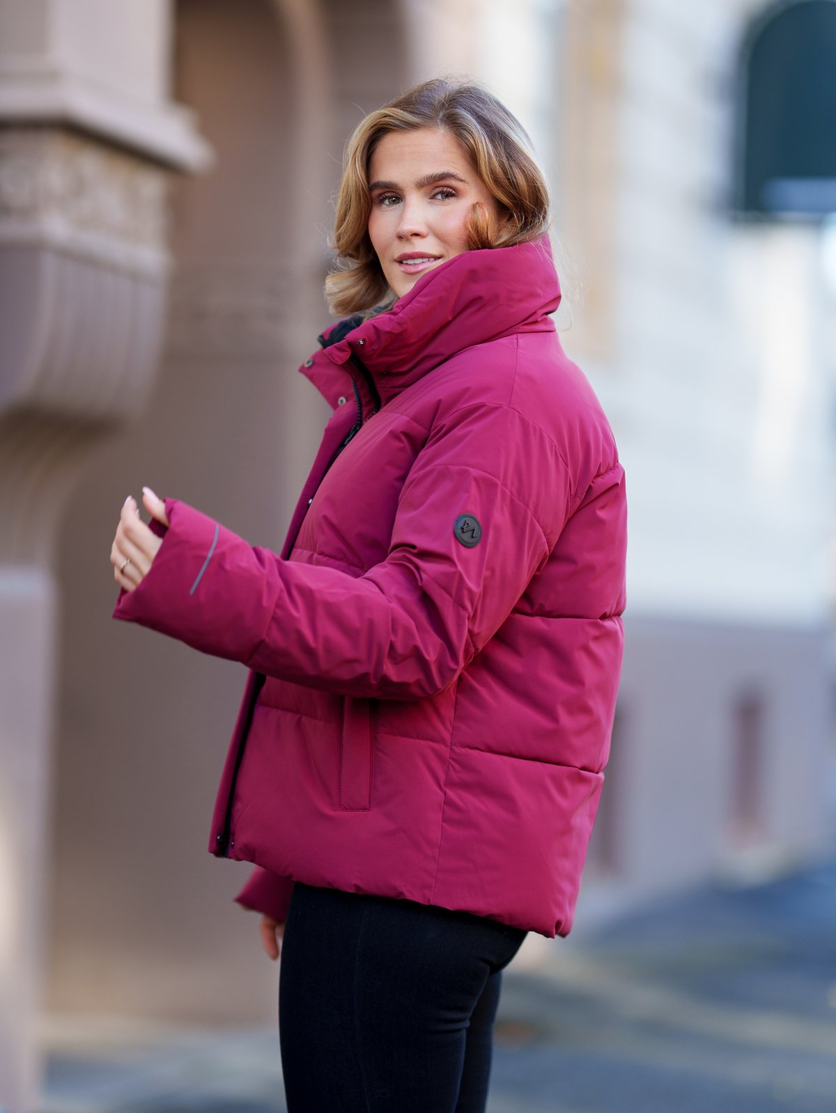 Twentyfour Mode Mia Puffer Tranebær