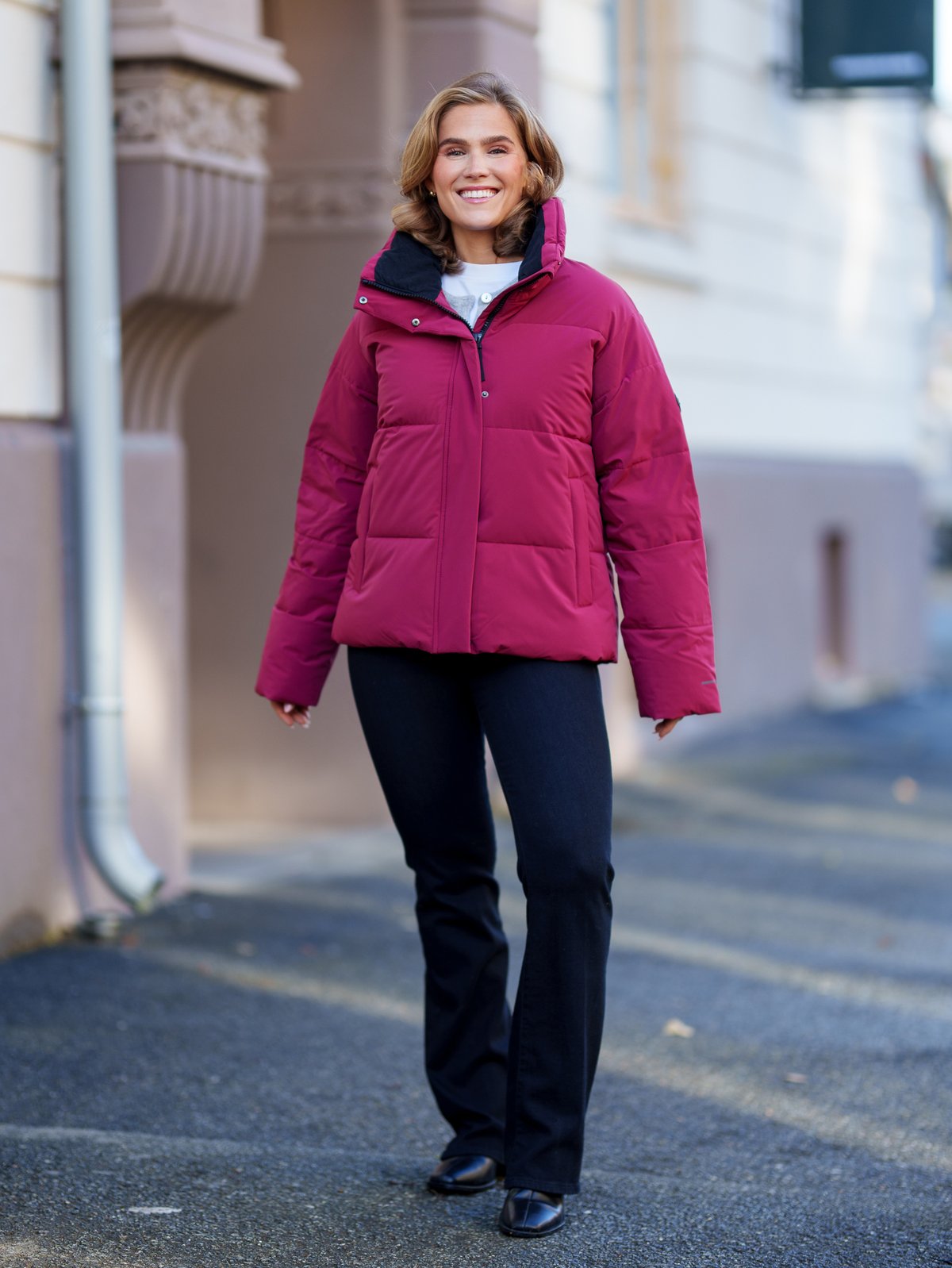 Twentyfour Mode Mia Puffer Tranebær