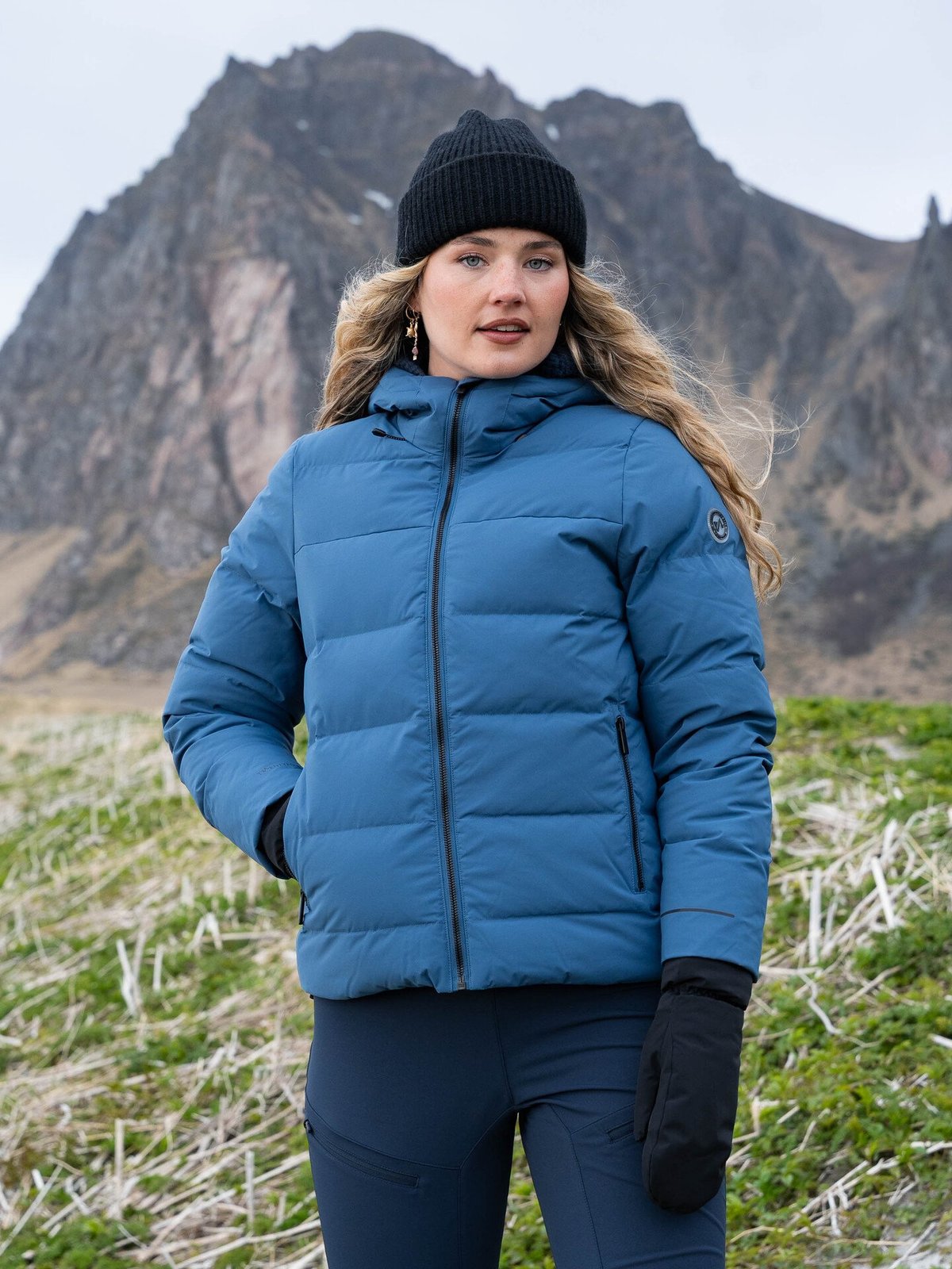 Twentyfour Aurora Dunjakke Gråblå