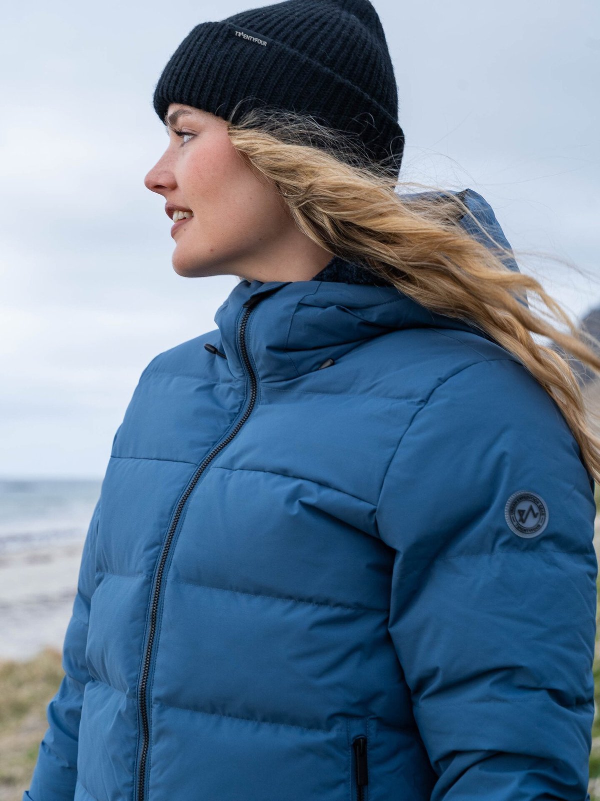 Twentyfour Aurora Dunjakke Gråblå