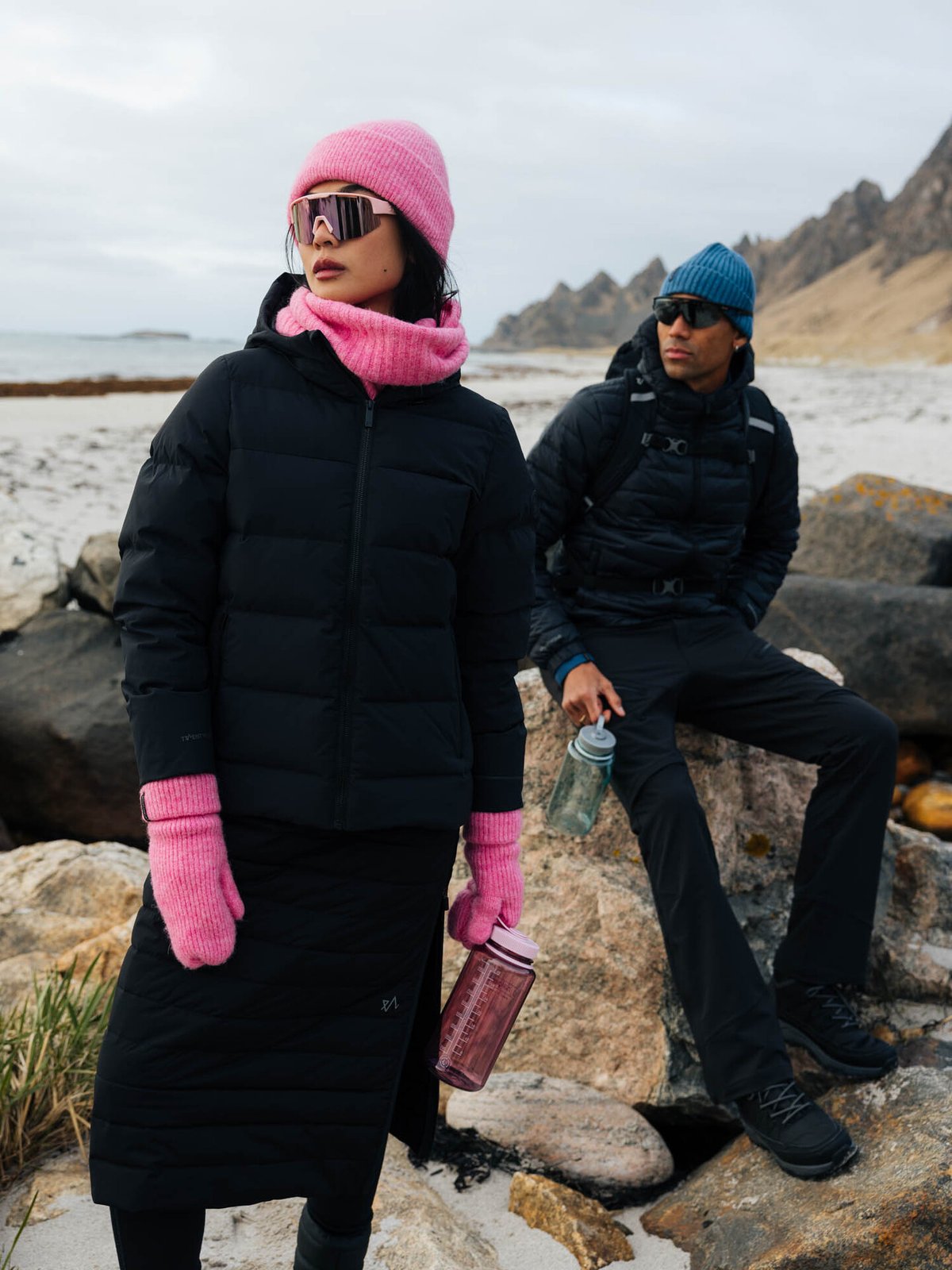 Twentyfour Aurora Dunjakke Sort