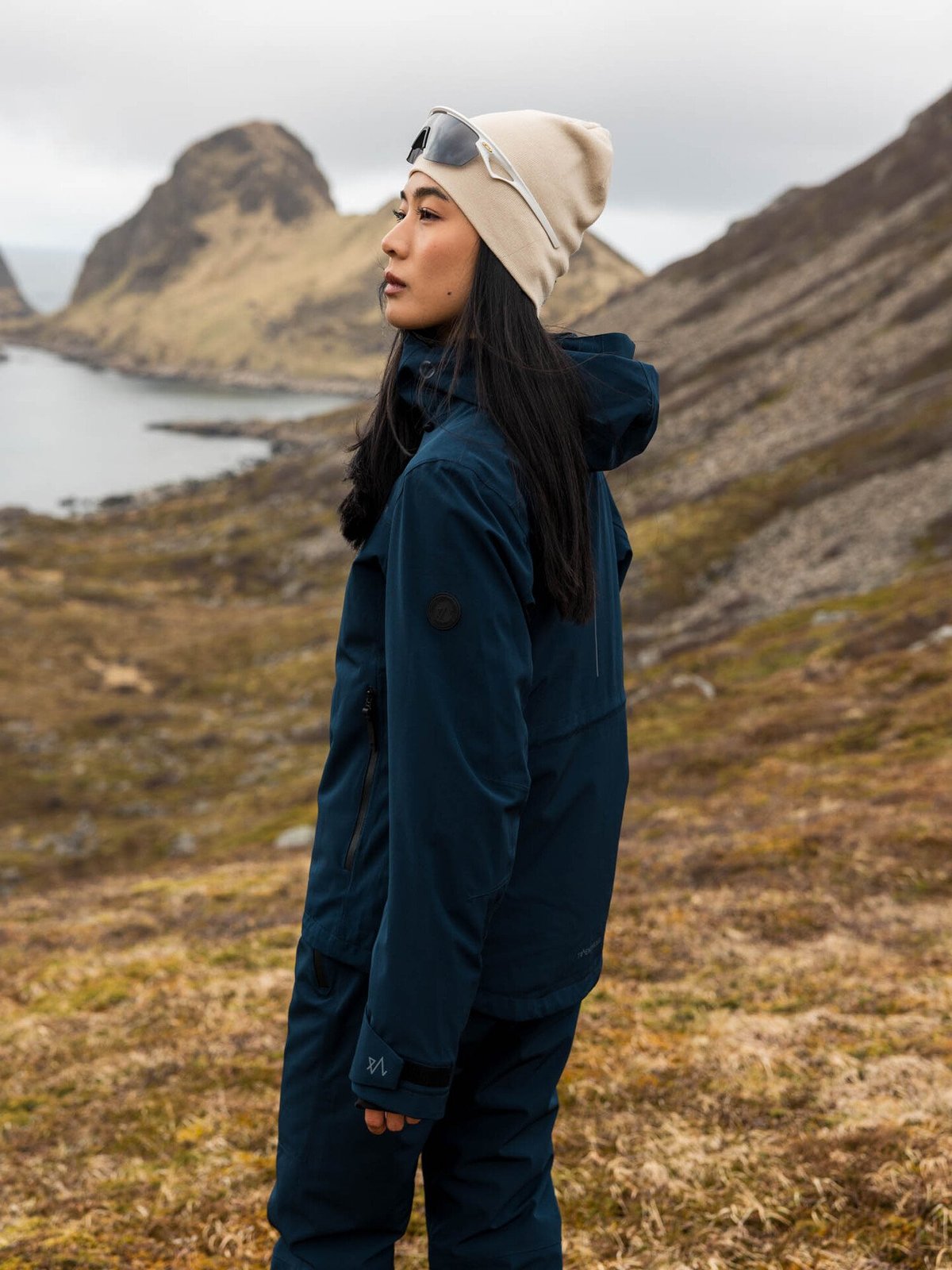 Twentyfour Aurora 2-Lags Skalljakke Marine