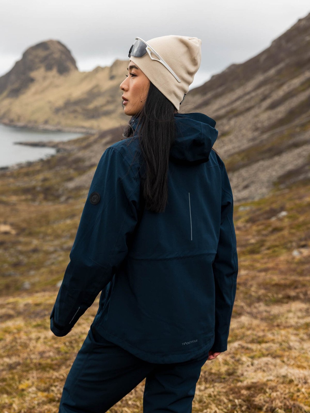 Twentyfour Aurora 2-Lags Skalljakke Marine