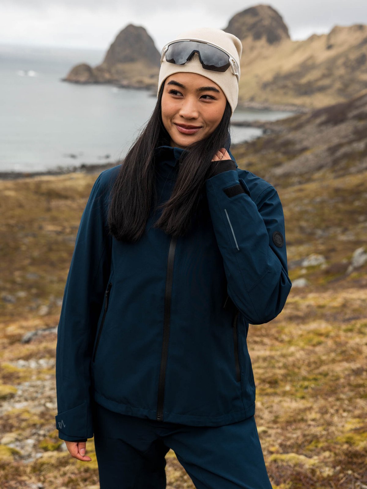 Twentyfour Aurora 2-Lags Skalljakke Marine